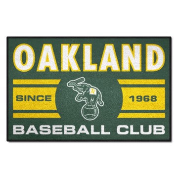 Wholesale-Oakland Athletics Starter Mat - Uniform MLB Accent Rug - 19" x 30" SKU: 31445