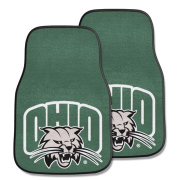 Wholesale-Ohio Bobcats 2-pc Carpet Car Mat Set 17in. x 27in. - 2 Pieces SKU: 5294