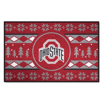 Wholesale-Ohio State Buckeyes Holiday Sweater Starter Mat 19"x30" SKU: 25815