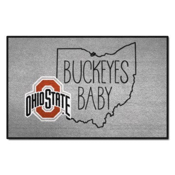 Wholesale-Ohio State Buckeyes Southern Style Starter Mat 19"x30" SKU: 21182