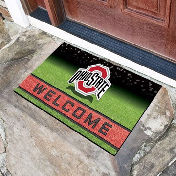 Wholesale-Ohio State Crumb Rubber Door Mat Ohio State University Crumb Rubber Door Mat 18"x30" - "O & Ohio State" Logo SKU: 19971