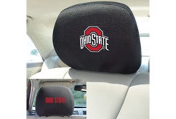 Wholesale-Ohio State Headrest Cover Set Ohio State University Headrest Cover Set 10"x13" - "O & Ohio State" Logo & Wordmark SKU: 12589