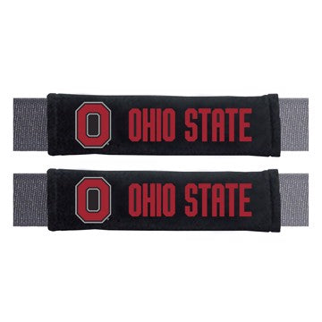 Wholesale-Ohio State University Embroidered Seatbelt Pad - Pair Ohio State Buckeyes Embroidered Seatbelt Pad - 2 Pieces SKU: 32080