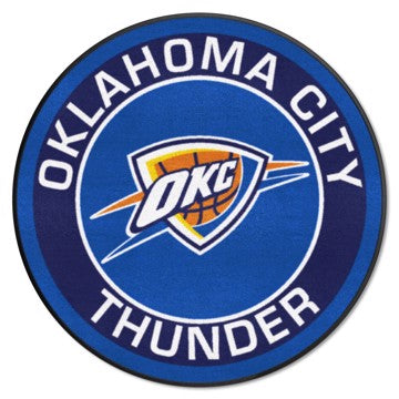 Wholesale-Oklahoma City Thunder Roundel Mat NBA Accent Rug - Round - 27" diameter SKU: 18846