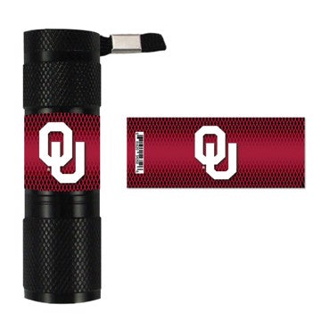 Wholesale-Oklahoma Flashlight University of Oklahoma Flashlight 7" x 6" x 1" - "OU" Primary Logo SKU: 62390