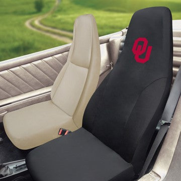 Wholesale-Oklahoma Seat Cover University of Oklahoma Seat Cover 20"x48" - "OU" Logo SKU: 15065