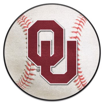 Wholesale-Oklahoma Sooners Baseball Mat 27" diameter SKU: 2387