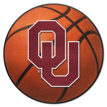 Wholesale-Oklahoma Sooners Basketball Mat 27" diameter SKU: 2393