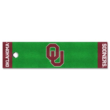 Wholesale-Oklahoma Sooners Putting Green Mat 1.5ft. x 6ft. SKU: 9079