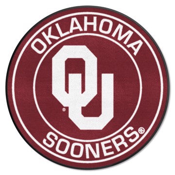 Wholesale-Oklahoma Sooners Roundel Mat 27" diameter SKU: 18630