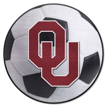 Wholesale-Oklahoma Sooners Soccer Ball Mat 27" diameter SKU: 2386