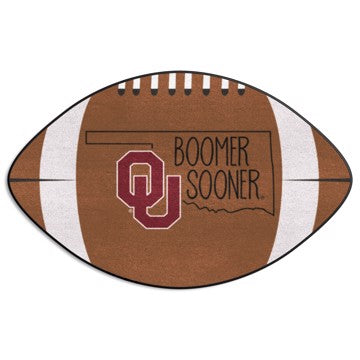 Wholesale-Oklahoma Sooners Southern Style Football Mat 20.5"x32.5" SKU: 21186