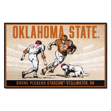 Wholesale-Oklahoma State Cowboys Starter Mat - Ticket 19"x30" SKU: 28103