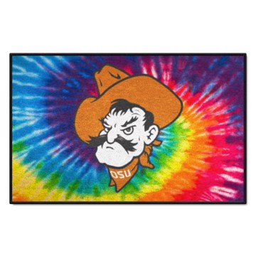 Wholesale-Oklahoma State Cowboys Starter Mat - Tie Dye 19"x30" SKU: 34043