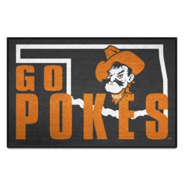 Wholesale-Oklahoma State Cowboys Starter - Slogan 19"x30" SKU: 33414