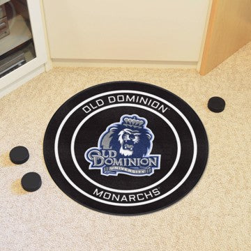 Wholesale-Old Dominion Puck Mat Old Dominion Hockey Puck Rug - 27in. Diameter SKU: 33202