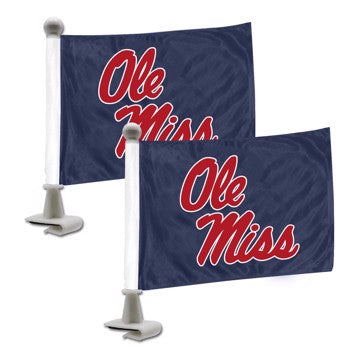 Wholesale-Ole Miss Ambassador Flags University of Mississippi (Ole Miss) Ambassador Flags 4” x 6” - "Script 'Ole Miss'" Primary Logo SKU: 61916