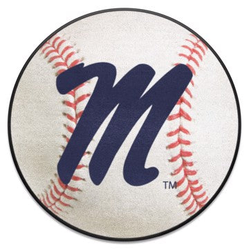 Wholesale-Ole Miss Rebels Baseball Mat 27" diameter SKU: 35822