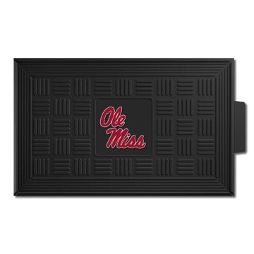 Wholesale-Ole Miss Rebels Medallion Door Mat 19.5in. x 31in. SKU: 11781