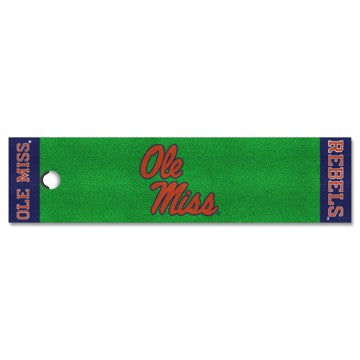 Wholesale-Ole Miss Rebels Putting Green Mat 1.5ft. x 6ft. SKU: 11125