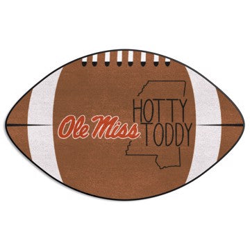Wholesale-Ole Miss Rebels Southern Style Football Mat 20.5"x32.5" SKU: 21196