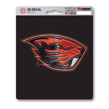 Wholesale-Oregon State 3D Decal Oregon State University 3D Decal 5” x 6.25” - "Beaver Head" Logo SKU: 62831