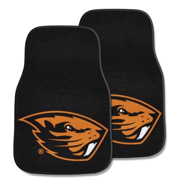 Wholesale-Oregon State Beavers 2-pc Carpet Car Mat Set 17in. x 27in. - 2 Pieces SKU: 7384