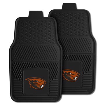 Wholesale-Oregon State Beavers 2-pc Vinyl Car Mat Set 17in. x 27in. - 2 Pieces SKU: 9952