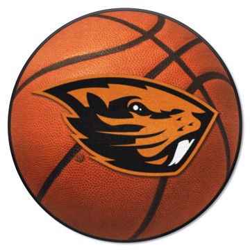 Wholesale-Oregon State Beavers Basketball Mat 27" diameter SKU: 4524