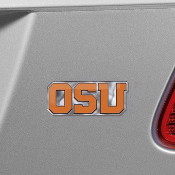 Wholesale-Oregon State Embossed Color Emblem 2 Oregon State University Embossed Color Emblem 2 3.25” x 3.25 - "OSU" Logo SKU: 60653