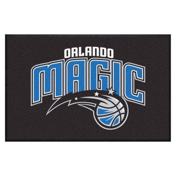 Wholesale-Orlando Magic 4X6 High-Traffic Mat with Rubber Backing NBA Commercial Mat - Landscape Orientation - Indoor - 43" x 67" SKU: 9939