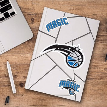 Wholesale-Orlando Magic Decal 3-pk NBA 3 Piece - 5” x 6.25” (total) SKU: 63257