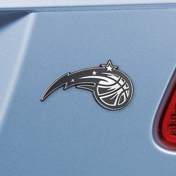 Wholesale-Orlando Magic Emblem - Chrome NBA Exterior Auto Accessory - Chrome Emblem - 1.7" x 3" SKU: 14878