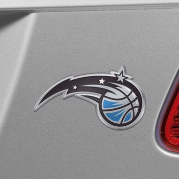 Wholesale-Orlando Magic Embossed Color Emblem NBA Exterior Auto Accessory - Aluminum Color SKU: 60437