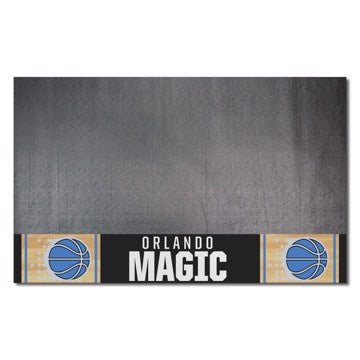 Wholesale-Orlando Magic Grill Mat - Retro Collection NBA Vinyl Mat - 26" x 42" SKU: 35356