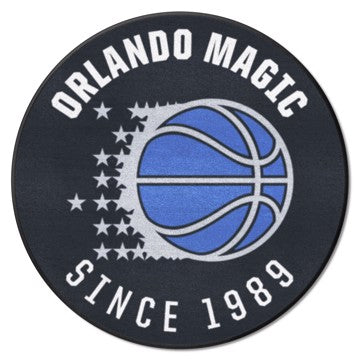 Wholesale-Orlando Magic Roundel Mat - Retro Collection NBA Accent Rug - Round - 27" diameter SKU: 35355
