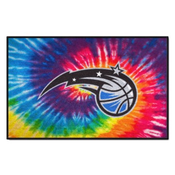 Wholesale-Orlando Magic Starter Mat - Tie Dye NBA Accent Rug - 19" x 30" SKU: 34409