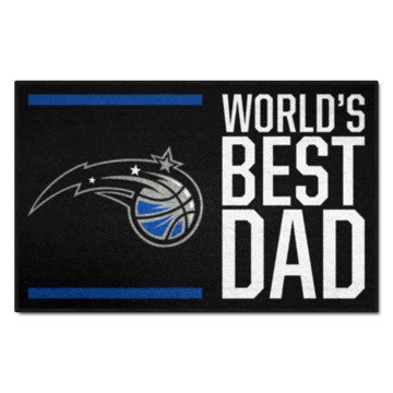 Wholesale-Orlando Magic Starter Mat - World's Best Dad NBA Accent Rug - 19" x 30" SKU: 31198
