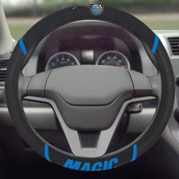 Wholesale-Orlando Magic Steering Wheel Cover NBA Universal Fit - 15" x 15" SKU: 14876