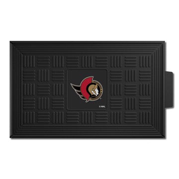 Wholesale-Ottawa Senators Medallion Door Mat NHL Outdoor Door Mat - 19.5" x 31" SKU: 11465