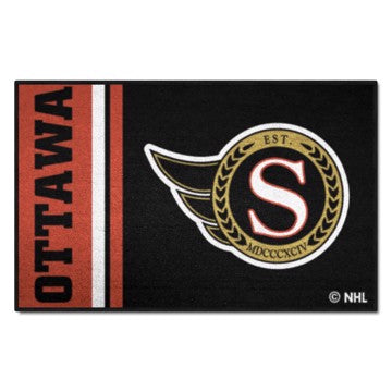 Wholesale-Ottawa Senators Starter Mat - Uniform NHL Accent Rug - 19" x 30" SKU: 19272