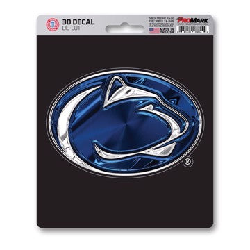 Wholesale-Penn State 3D Decal Penn State 3D Decal 5” x 6.25” - "Nittany Lion" Logo SKU: 62832