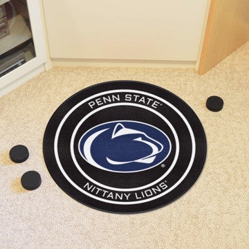 Wholesale-Penn State Nittany Lions Hockey Puck Rug - 27in. Diameter SKU: 19545