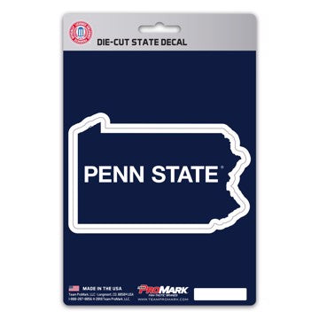 Wholesale-Penn State State Shape Decal Penn State State Shape Decal 5” x 6.25” - "Penn State" / Shape of Pennsylvania SKU: 61350