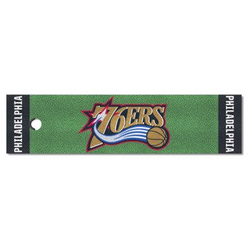 Wholesale-Philadelphia 76ers Putting Green Mat - Retro Collection NBA 18" x 72" SKU: 35365