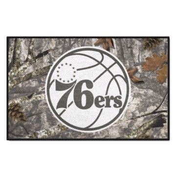 Wholesale-Philadelphia 76ers Starter Mat - Camo NBA Accent Rug - 19" x 30" SKU: 34410