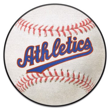 Wholesale-Philadelphia Athletics Baseball Mat - Retro Collection MLB Accent Rug - Round - 27" diameter SKU: 1913