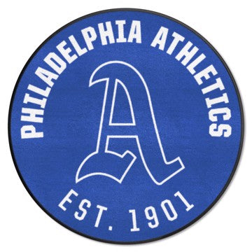 Wholesale-Philadelphia Athletics Roundel Mat - Retro Collection MLB Accent Rug - Round - 27" diameter SKU: 1887