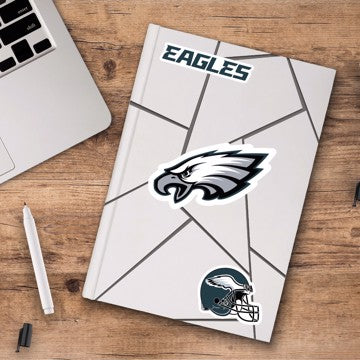 Wholesale-Philadelphia Eagles Decal 3-pk NFL 3 Piece - 5” x 6.25” (total) SKU: 60966