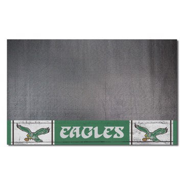 Wholesale-Philadelphia Eagles Grill Mat - Retro Collection NFL Vinyl Mat - 26" x 42" SKU: 32654